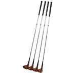 Set of Fulcrum Balanced Driver, 2, 3, 4 Woods Persimmon Wood Heads