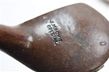 Nine (9) Wood Shaft Clubs 1 Wood, 2 Jiggers, Niblic, Rustless Iron From St. Andrews