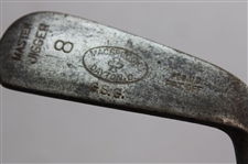 Nine (9) Wood Shaft Clubs 1 Wood, 2 Jiggers, Niblic, Rustless Iron From St. Andrews