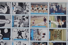 Mickey Mantle Signed Uncut Card Sheet Oversize Poster JSA ALOA