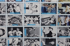 Mickey Mantle Signed Uncut Card Sheet Oversize Poster JSA ALOA