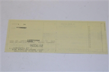 Ben Hogan Signed 1994 Check To AT&T - January 19th JSA #T41445