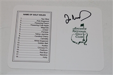 Ian Woosnam, Ray Floyd & Sandy Lyle Signed Augusta National GC Scorecards JSA ALOA