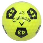 President George W. Bush Personal Callaway 43 Logo Neon Golf Ball