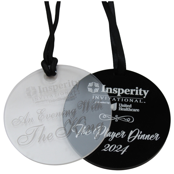 Two (2) Insperity Credential Badges - 2024 The Player Dinner & An Evening with The King