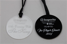 Two (2) Insperity Credential Badges - 2024 The Player Dinner & 'An Evening with The King'