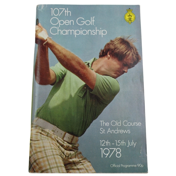 1978 OPEN Championship at The Old Course St. Andrews Official Program - Jack Nicklaus Win