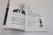 1978 OPEN Championship at The Old Course St. Andrews Official Program - Jack Nicklaus Win