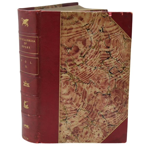 1898 Encyclopedia of Sport Vol II by Hedley Peek & F. G. Afalo