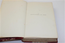 1898 'Encyclopedia of Sport Vol II' by Hedley Peek & F. G. Afalo