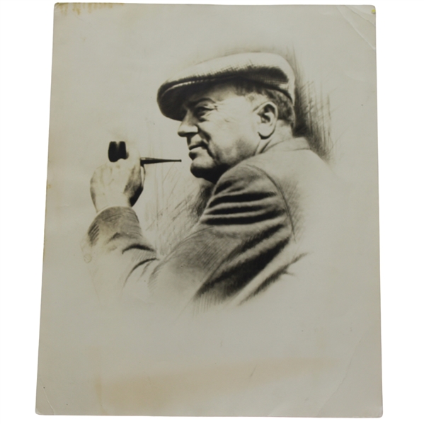 Bobby Jones Dad Colonel Robert P. Jones Sketch Print