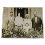 1926 Bobby Jones Family Portrait of Young Golf Superstar Large Photo