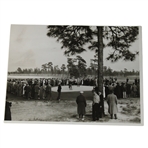 1932 Bobby Jones Memorable Trip to Pinehurst Action Photo on the 5th Green