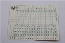 Seven (7) Official Scorecards - ANGC, Oakmont CC, Pinehurst No. 2 & others