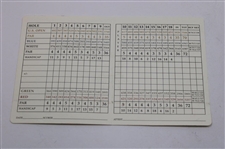 Seven (7) Official Scorecards - ANGC, Oakmont CC, Pinehurst No. 2 & others