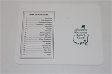 Seven (7) Official Scorecards - ANGC, Oakmont CC, Pinehurst No. 2 & others