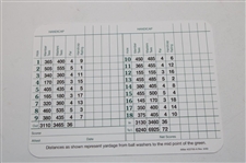 Seven (7) Official Scorecards - ANGC, Oakmont CC, Pinehurst No. 2 & others