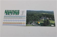 Seven (7) Official Scorecards - ANGC, Oakmont CC, Pinehurst No. 2 & others