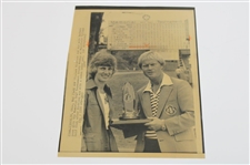 Five (5) Jack Nicklaus with Barbara Nicklaus Photos - Various