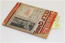 1922 'Spaldings Athletic Library Golf Guide' Edited By Grantland Rice