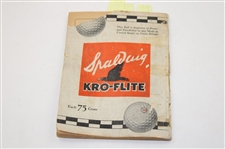 1922 'Spaldings Athletic Library Golf Guide' Edited By Grantland Rice