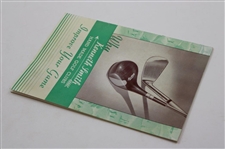 1939 Kenneth Smith Golf Clubs Brochure w/Club Fitting Chart & Referral Sheet