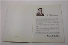1939 Kenneth Smith Golf Clubs Brochure w/Club Fitting Chart & Referral Sheet