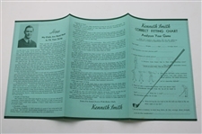 1939 Kenneth Smith Golf Clubs Brochure w/Club Fitting Chart & Referral Sheet
