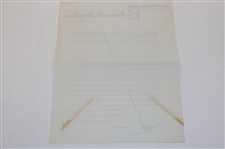 1939 Kenneth Smith Golf Clubs Brochure w/Club Fitting Chart & Referral Sheet