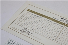 1999 US Open at Pinehurst No. 2 Scorecard w/Ray Floyd Facsimile 1981 US Open Scorecard