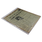 1934 Baltimore Sun Bobby Jones 'Jones Equals Par With 72' Newspaper Article/Photo - Masters