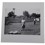 c.1940s Original Photo of Babe Zaharias Approaching the Range Photo