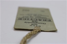 1970 The OPEN Championship Tuesday Ticket #902 w/Original String - Jack Nicklaus Win