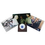 "Presidential Helicopter Golf Ball With Photos Of Pilot, Presidents Clinton, Bush & Pope John XXIII"