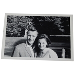 Arnold Palmer And Winnie B&W Unpublished Photograph Valley Forge Pa