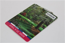 2020 Masters Tournament SERIES Badge #S01606 - Dustin Johnson Winner