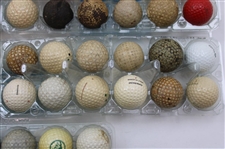 Five (5) Dozen Vintage & Classic Mesh, Bramble & other Golf Balls