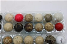 Five (5) Dozen Vintage & Classic Mesh, Bramble & other Golf Balls