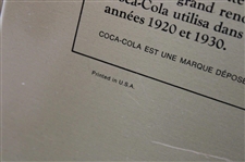 1926 Golfing Couple Coca-Cola Metal Tray - 1973 Reproduction