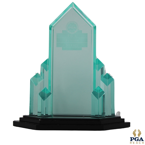PGA Junior Series Glass Trophy