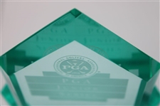 PGA Junior Series Glass Trophy