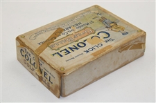 1920’s The Click Meshed Marking St. Mungo Mfg. Co. Colonel Golf Balls Box