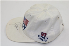 Jack Nicklaus Signed 1997 US Senior Open at Olympia Fields White Hat JSA ALOA