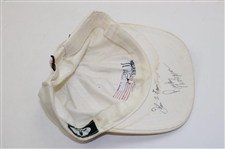 Jack Nicklaus Signed 1997 US Senior Open at Olympia Fields White Hat JSA ALOA