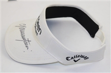 Colin Montgomerie Signed Used 2014 Senior PGA Championship Visor & Name Plate - 1st Major Win JSA ALOA