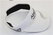 Colin Montgomerie Signed Used 2014 Senior PGA Championship Visor & Name Plate - 1st Major Win JSA ALOA