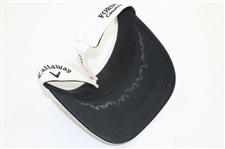 Colin Montgomerie Signed Used 2014 Senior PGA Championship Visor & Name Plate - 1st Major Win JSA ALOA