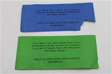 1972 PGA Championship at Oakland Hills News Kit w/Parking Passes, Media Bag, 13 Pinbacks & more