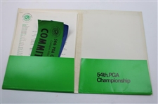 1972 PGA Championship at Oakland Hills News Kit w/Parking Passes, Media Bag, 13 Pinbacks & more