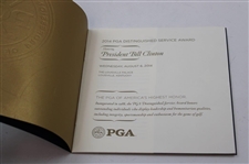 Twenty-Five (25) 2014 PGA Distinguished Service Award Programs Honoring President Bill Clinton